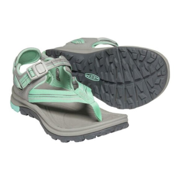 Brand New Keen Women's Terradora II Toe Post Green Sandals - Lightweight, Comfy - Picture 5 of 6